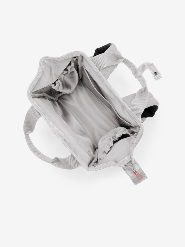 Reisenthel Svijetlo sivi tigrasti ruksak i torba 2u1 Reisenthel Allrounder R Twist Sky rose