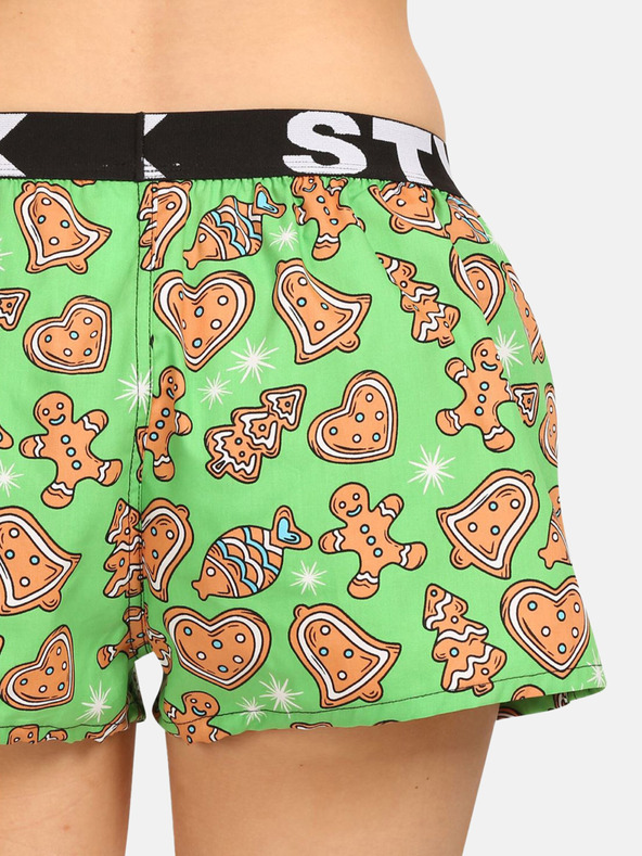 Styx Ženske kratke hlače Styx art sportske gumene božićne medenjake