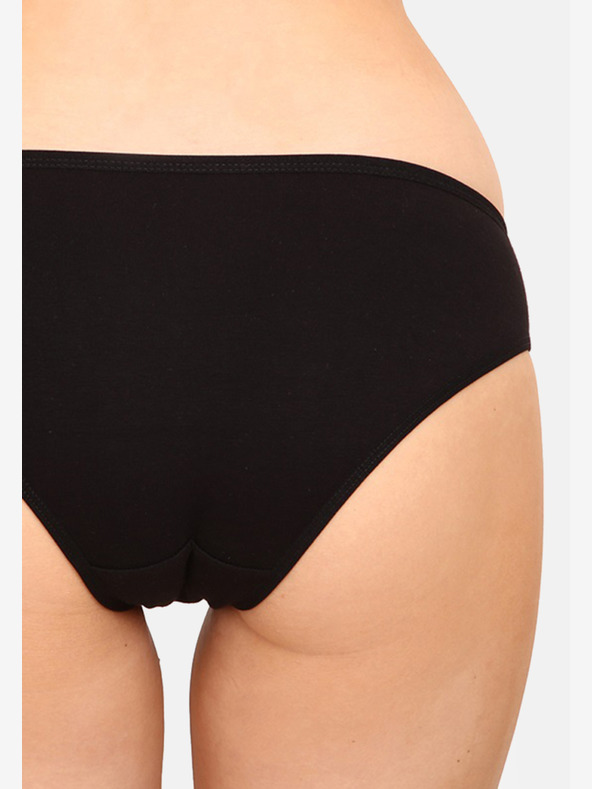 Nedeto Set od pet ženskih gaćica u crnoj i rozoj boji Nedeto