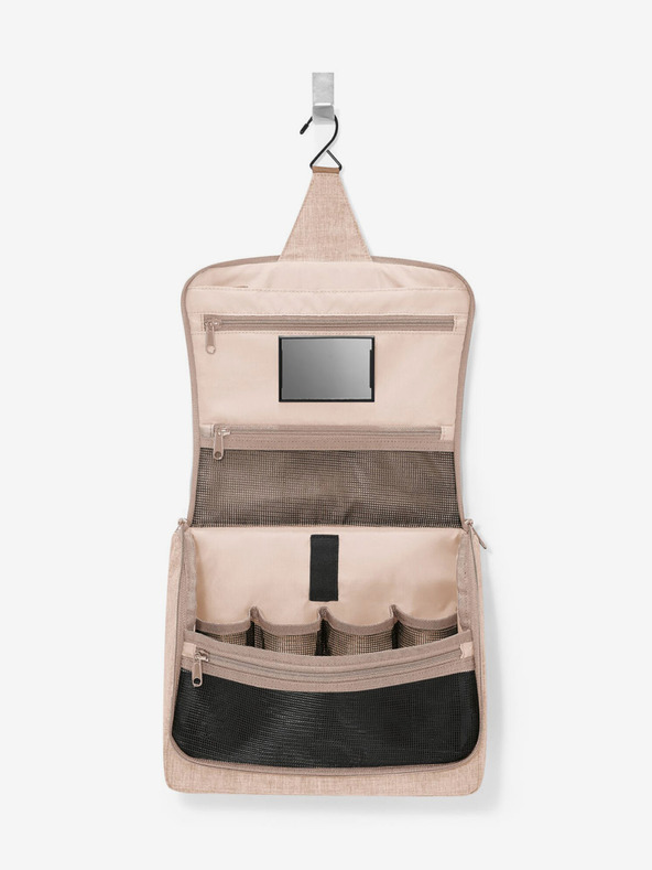 Reisenthel Bež kozmetička torbica Reisenthel Toiletbag XL Twist Coffee