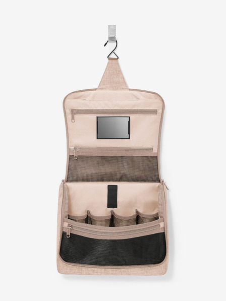Reisenthel Bež kozmetička torbica Reisenthel Toiletbag XL Twist Coffee