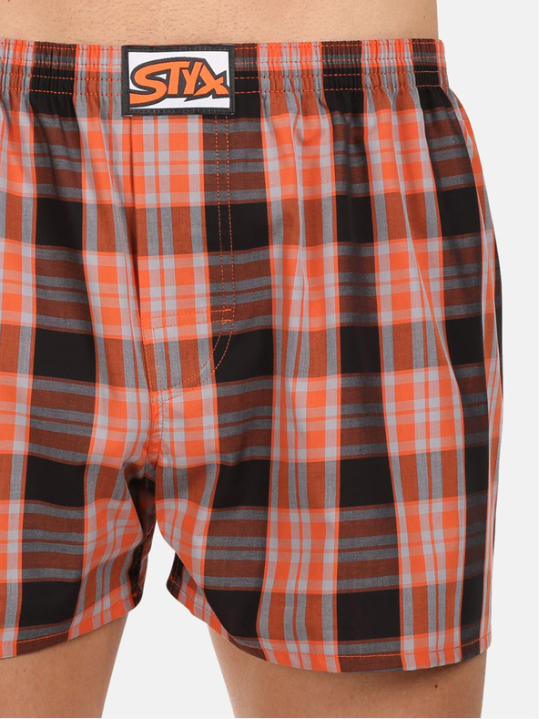 Styx Komplet od tri muške gaćice Styx classic gumene višebojne