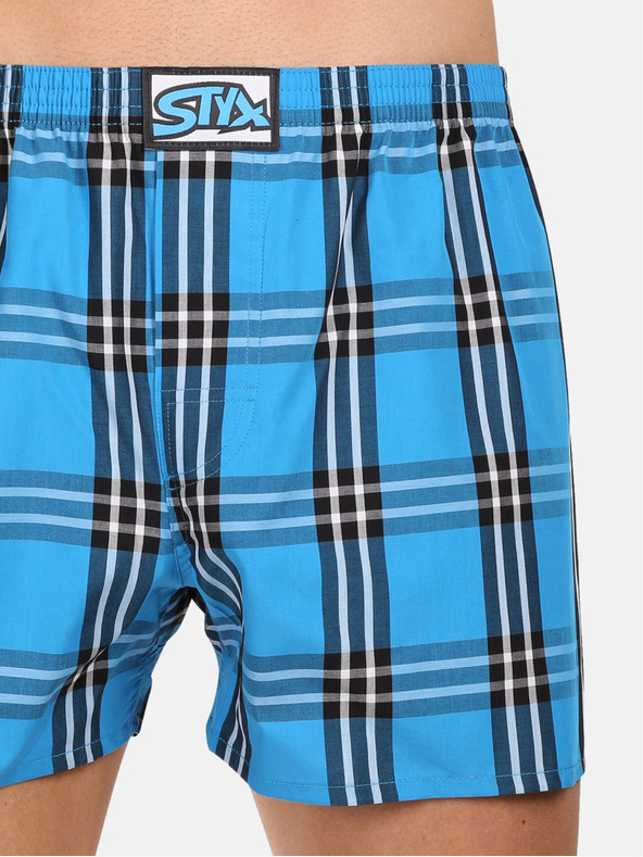 Styx Komplet od tri muške gaćice Styx classic gumene višebojne