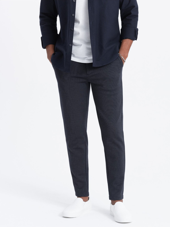 Ombre Clothing Tamnoplave muške mrkva hlače Ombre Clothing