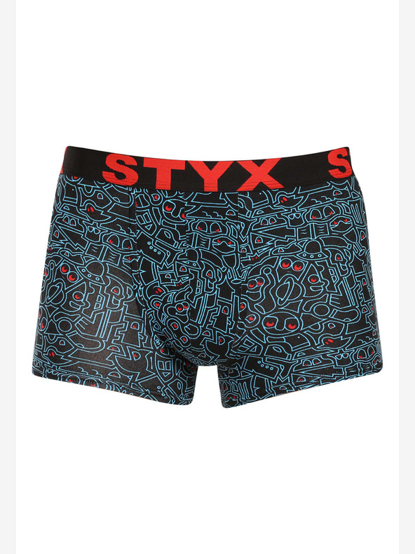 Styx Muške bokserice Styx art sport rubber doodle (G1256/2)
