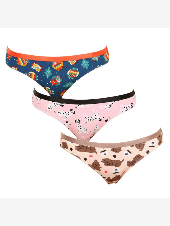 Dedoles Set od tri komada - vesele Dedoles ženske gaćice