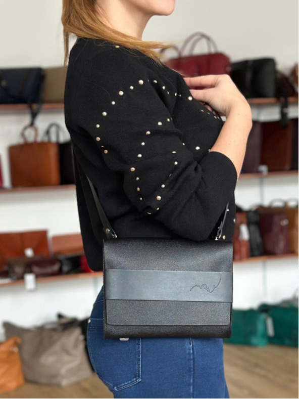 Elega Crna Elega Nosme ženska torba