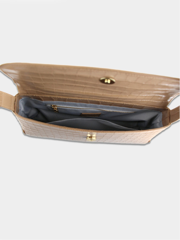 Elega Bež ženska torba na preklop Elega Dundee