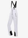 ALPINE PRO Ženske skijaške softshell hlače s membranom ALPINE PRO GERANA bijele boje