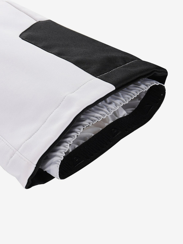 ALPINE PRO Ženske skijaške softshell hlače s membranom ALPINE PRO GERANA bijele boje