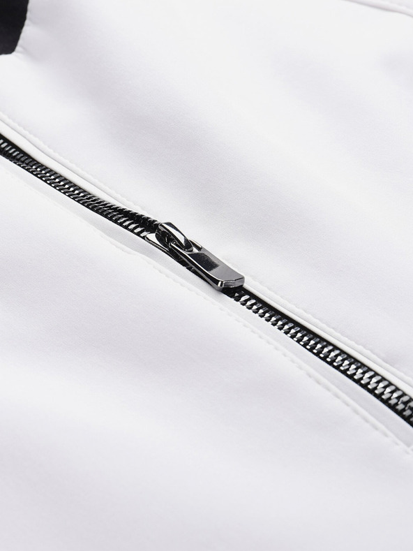 ALPINE PRO Ženske skijaške softshell hlače s membranom ALPINE PRO GERANA bijele boje