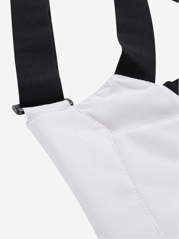 ALPINE PRO Ženske skijaške softshell hlače s membranom ALPINE PRO GERANA bijele boje