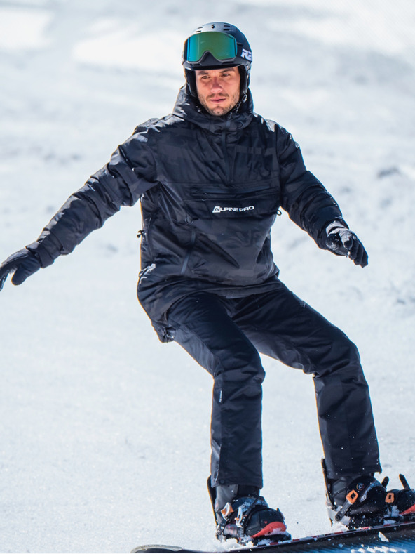 ALPINE PRO Muška skijaška jakna s ptx membranom ALPINE PRO CLOC petrol