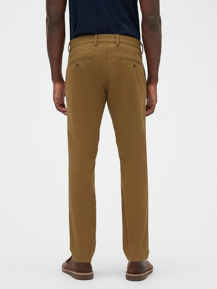 GAP Hlače essential khaki uskog kroja GapFlex GAP