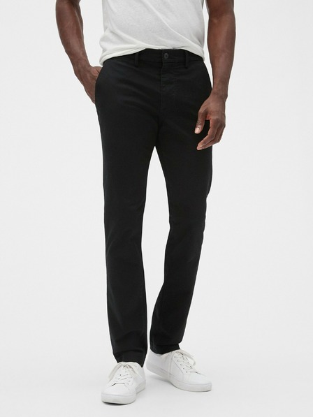 GAP Hlače essential khaki uskog kroja GapFlex GAP