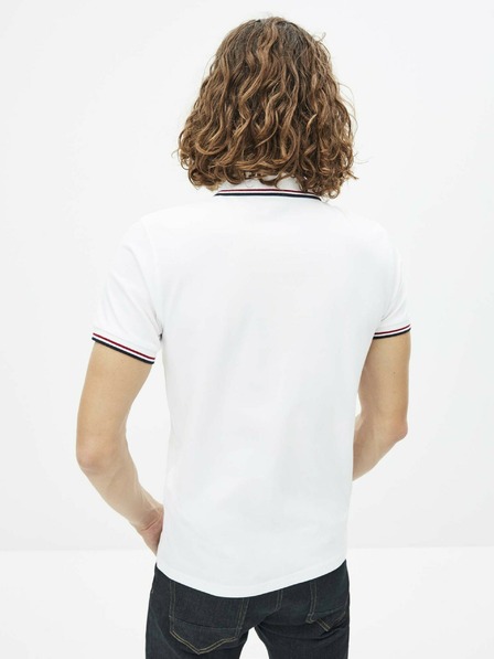 Celio Bijela muška polo majica Celio Necetwo