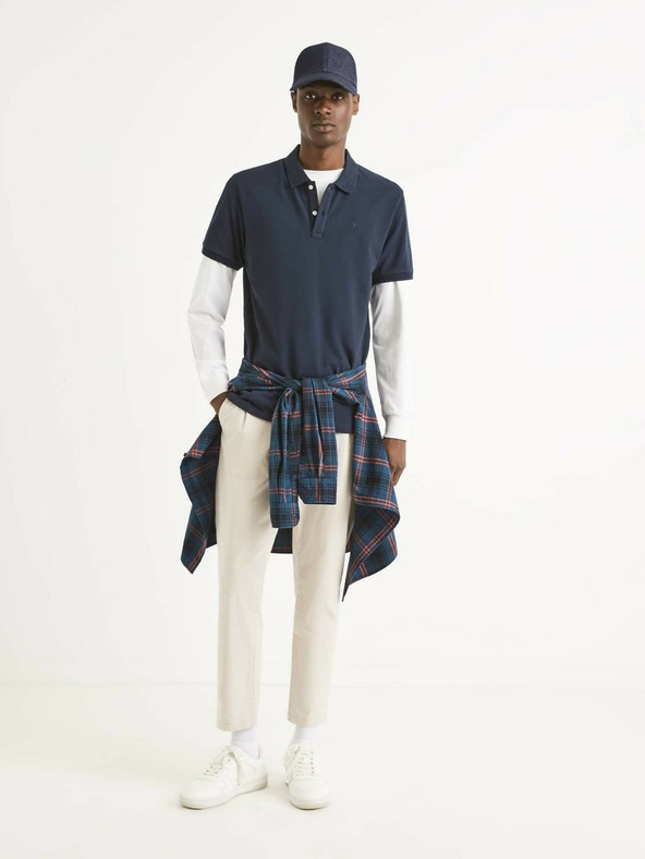 Celio Tamnoplava muška polo majica Celio