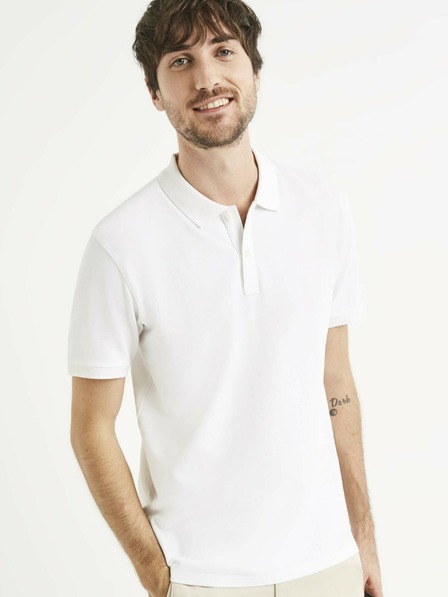 Celio Bijela Celio muška polo majica
