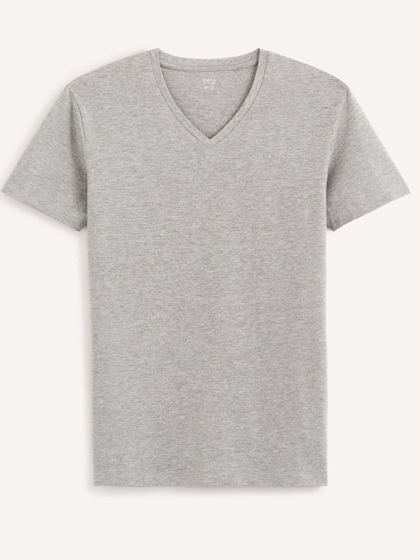 Celio Siva muška basic majica Celio Neuniv