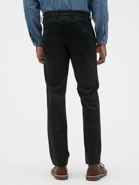 GAP Hlače essential khaki ravnog kroja GapFlex GAP