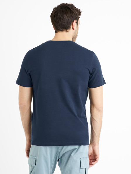 Celio Tamnoplava muška basic majica Celio Debasev