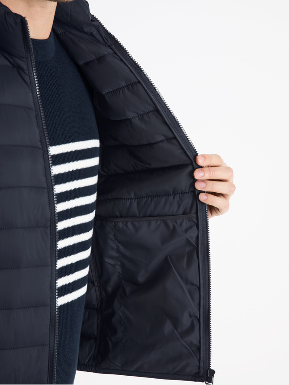 Celio Celio Fulock tamnoplavi muški prošiveni prsluk