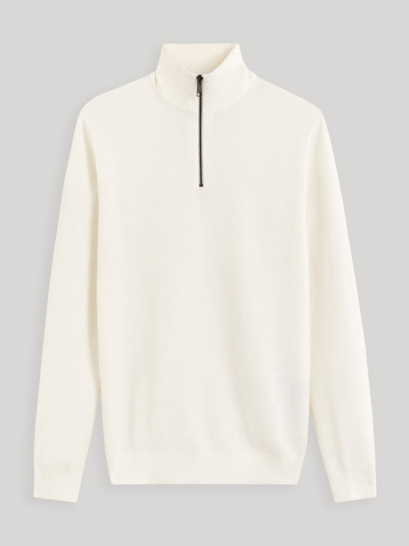 Celio Krem muški džemper s uspravnom kragnom Celio Celim