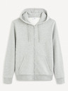 Celio Svijetlo sivi muški base sweatshirt Celio Fethree