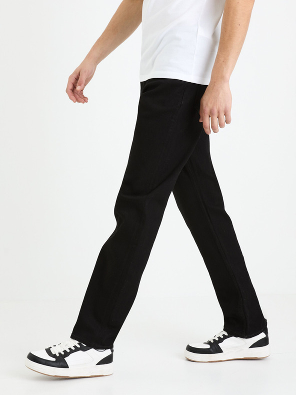 Celio Crne muške traperice ravnog kroja Celio C15