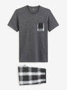 Celio Siva muška karirana kratka pidžama Celio Gipyshort2