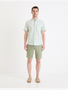 Celio Zelene muške lanene kratke hlače Celio Dolinusbm