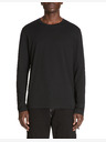 Celio Crna muška majica s dugim rukavima Celio Geuniml
