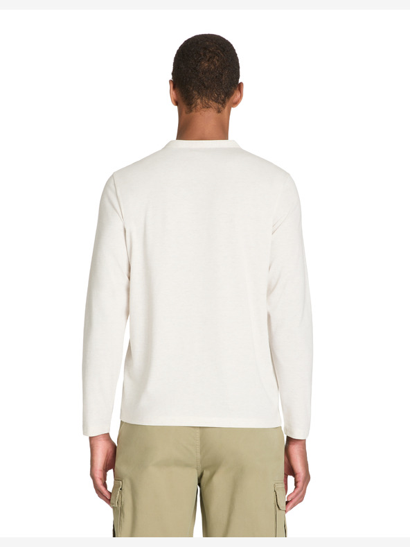 Celio Krem muška majica dugih rukava Celio Fegetiml