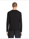 Celio Crna muška majica s dugim rukavima Celio Gehair