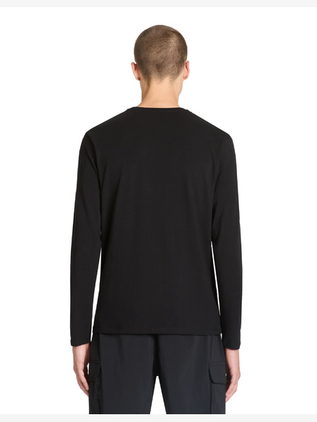 Celio Crna muška majica s dugim rukavima Celio Gehair