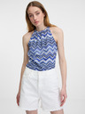 Orsay Plava ženska cvjetna majica na bretele ORSAY
