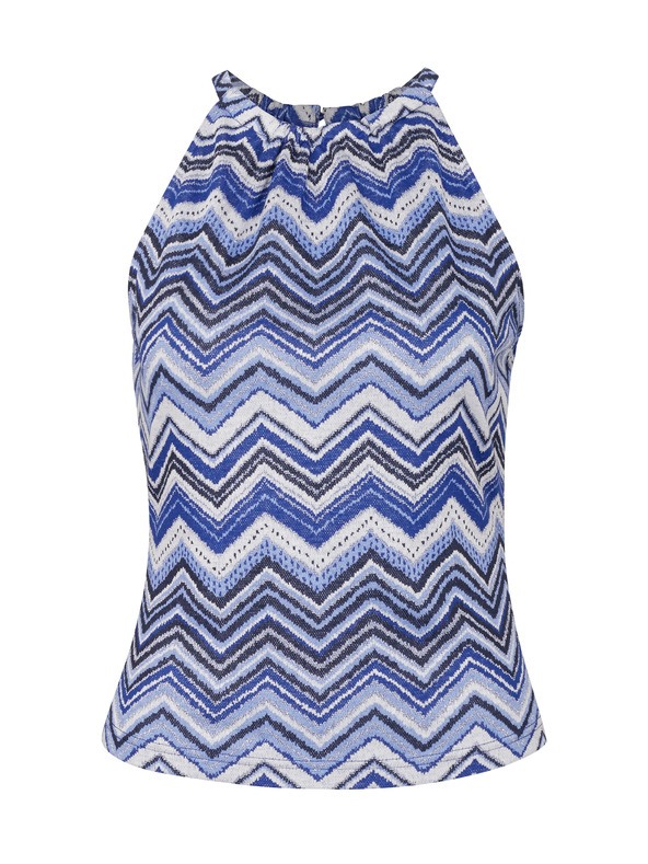 Orsay Plava ženska cvjetna majica na bretele ORSAY