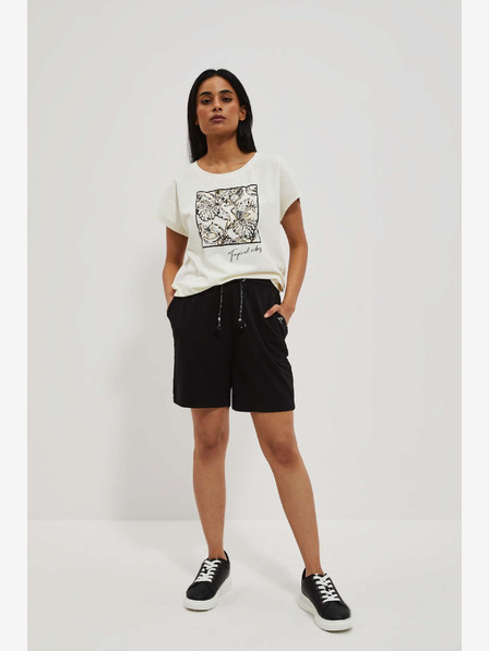 Moodo Bijela majica s Moodo printom