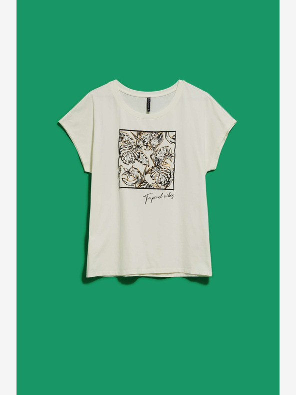 Moodo Bijela majica s Moodo printom