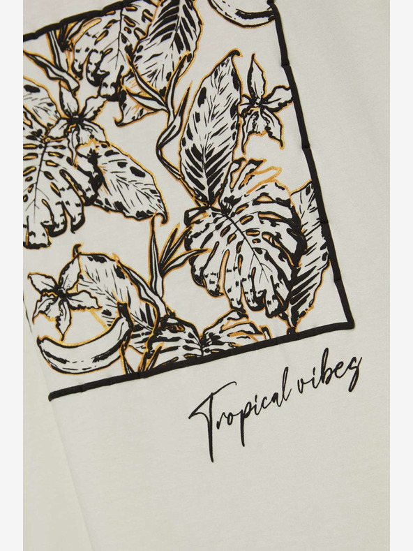 Moodo Bijela majica s Moodo printom