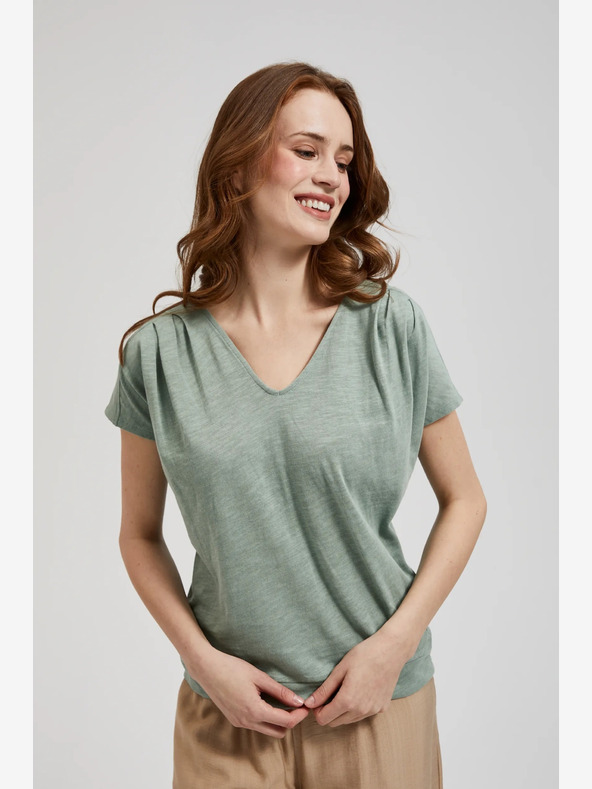 Moodo Zelena majica kratkih rukava Moodo