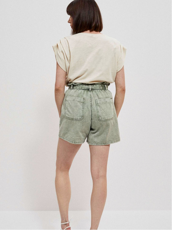 Moodo Moodo krem ​​ženska majica