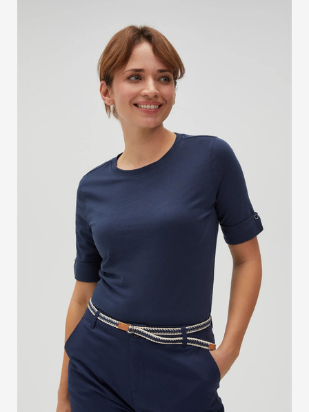 Moodo Moodo tamno plava ženska majica