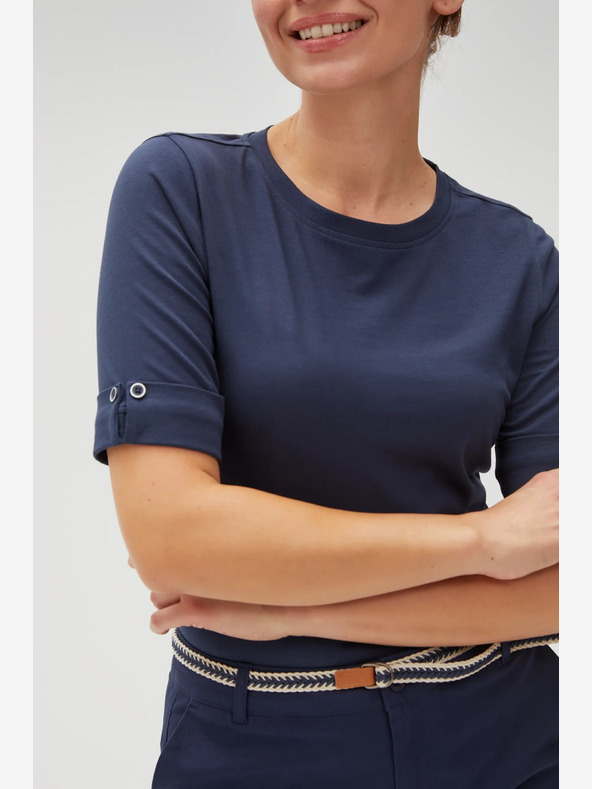 Moodo Moodo tamno plava ženska majica