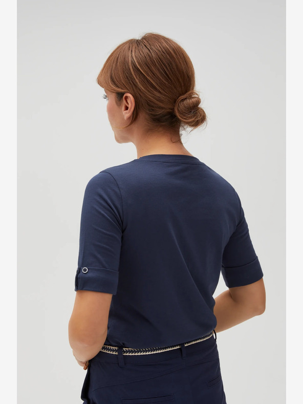 Moodo Moodo tamno plava ženska majica