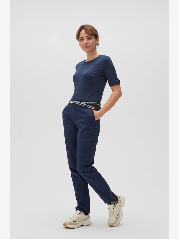 Moodo Moodo tamno plava ženska majica