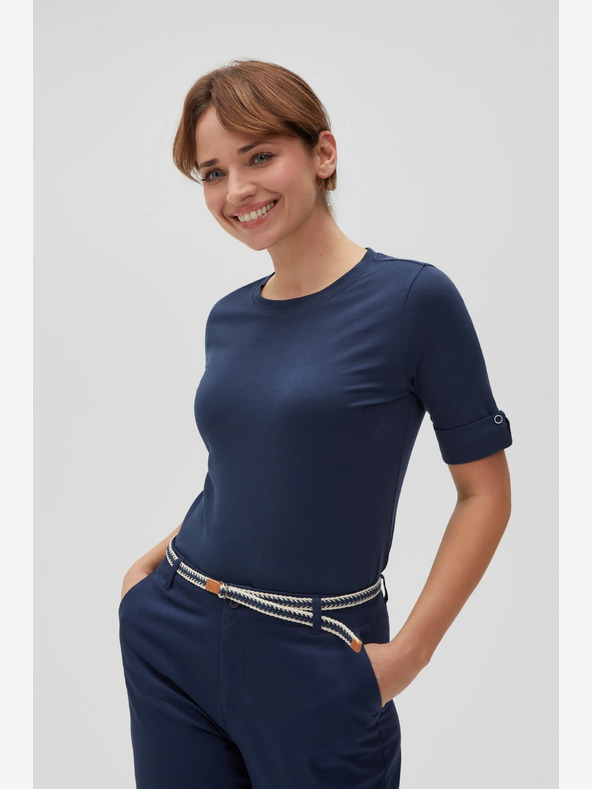 Moodo Moodo tamno plava ženska majica