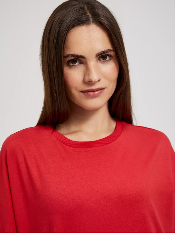 Moodo Crvena oversize Moodo majica