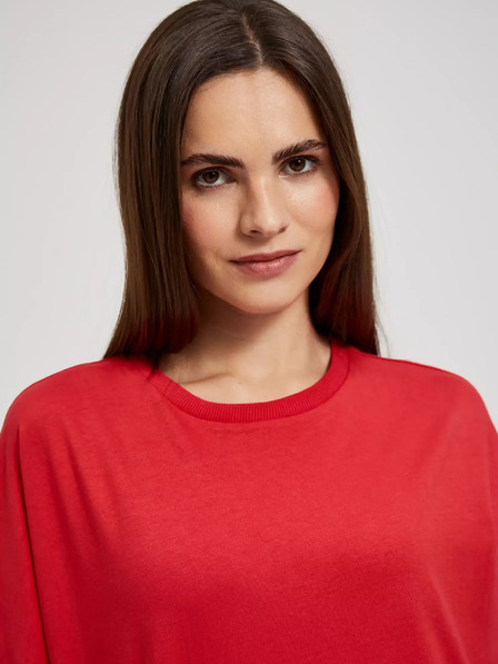 Moodo Crvena oversize Moodo majica