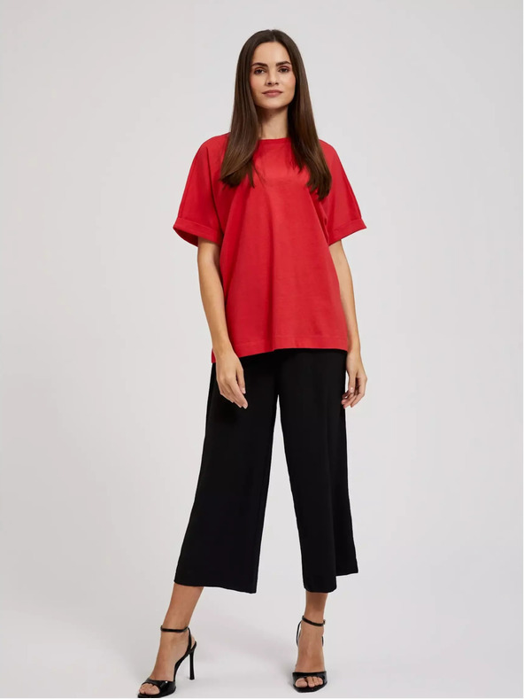 Moodo Crvena oversize Moodo majica